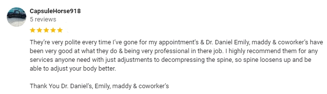 Chiropractic Delano MN Testimonial CapsuleHorse