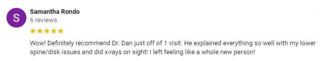 Chiropractic Delano MN Testimonial Samantha